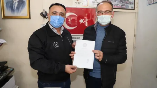 Gazeteciler Gününde Başkan Akın'a 'Teşekkür Belgesi Verildi'