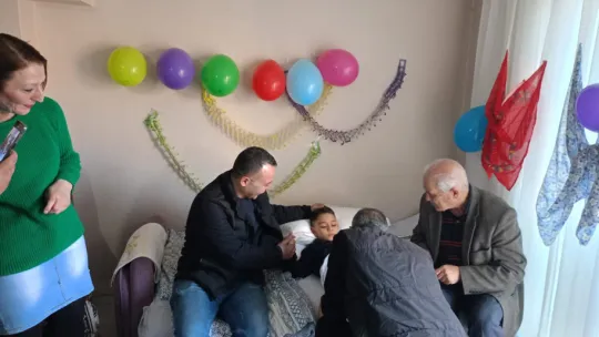 Kadircan ve Yiğitcan Kardeşler Uyuşturucuyla Mücadele Federasyonu bünyesinde sünnetlerini oldu