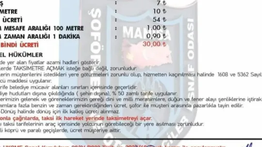 Manisa'da Şehir İçi Ulaşıma Zam
