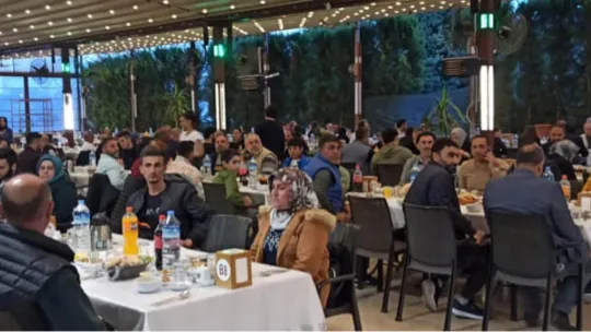 Erzurum'lular Turgutlu'da İftar yemeğinde biraraya geldi