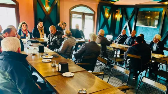 Tekin Çakmak, Merkez Mahalle Muhtarlarıyla Bir Araya Geldi