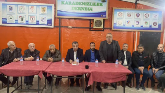 Başkan adayı Mustafa Serhat Orhan, Karadenizliler Derneği'ni ziyaret etti.