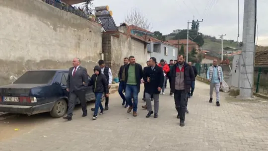 Çepnidere Mahallesi'nde Büyük Birlik Partisi Belediye Başkan Adayı Yıldıray Karataş'a Büyük İlgi