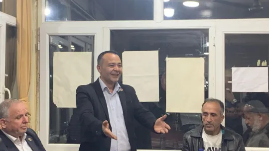 BBP Başkan Adayı Yıldıray Karataş, Yedieylül Mahallesi'nde yoğun ilgiyle karşılandı (VİDEO)