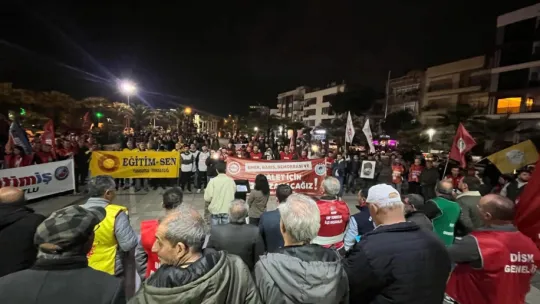 Turgutlu'da 1 Mayıs Coşkusu Emek ve Dayanışma Sokaklara Taştı