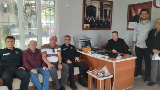 Soma İlçe Emniyet Müdürü Umut Er'den Mahalle Muhtarlarına Ziyaret