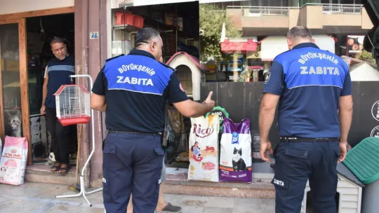 Salihli'de Kaldırım İşgali Denetimi Yapıldı