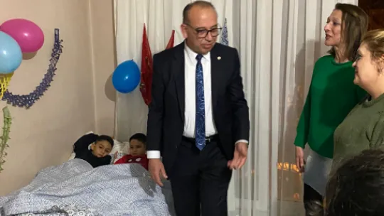 Kadircan ve Yiğitcan Kardeşler Uyuşturucuyla Mücadele Federasyonu bünyesinde sünnetlerini oldu