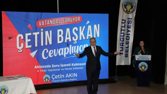 Başkan Çetin Akın Halkın Sorularını Tek Tek Yanıtladı