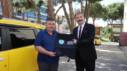Kulalı Taksi Esnaflarına Büyükşehir Jesti