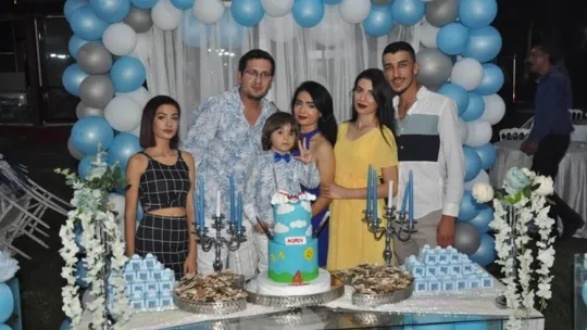 Şebnem ve Umut Samtaş çiftinin biricik oğulları Asrın'nın yeni yaşını kutladı