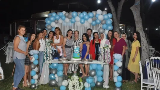 Şebnem ve Umut Samtaş çiftinin biricik oğulları Asrın'nın yeni yaşını kutladı