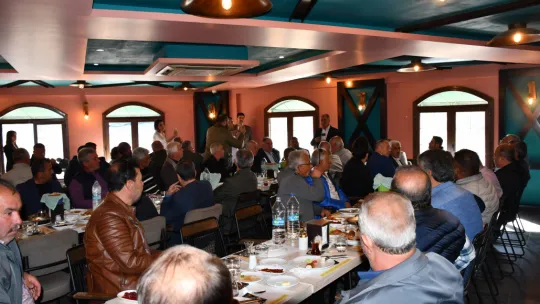 Şahin Ek Muhtarlarla Kahvaltıda Buluştu, Esnaf Kefalet Kooperatifi İçin Önemli Mesajlar Verdi