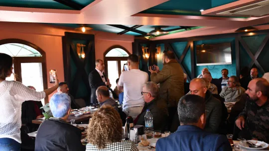 Şahin Ek Muhtarlarla Kahvaltıda Buluştu, Esnaf Kefalet Kooperatifi İçin Önemli Mesajlar Verdi