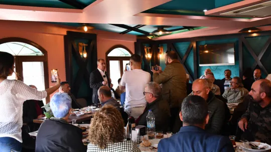 Şahin Ek Muhtarlarla Kahvaltıda Buluştu, Esnaf Kefalet Kooperatifi İçin Önemli Mesajlar Verdi