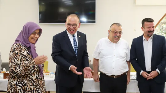 Hemşehri Dernekleri Başkanlarından Başkan Çetin Akın ve Ekibine Teşekkür