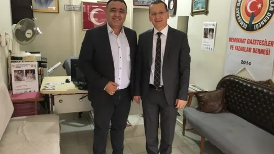 İlçemiz Kaymakamı Ali Yılmaz'dan Gazetemize ziyaret