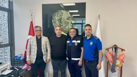 Turgutlu Belediyesi Zabıta Teşkilatından Manisa Büyükşehir Belediyesi'ne Nezaket Ziyareti
