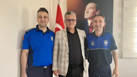 Turgutlu Belediyesi Zabıta Teşkilatından Manisa Büyükşehir Belediyesi'ne Nezaket Ziyareti