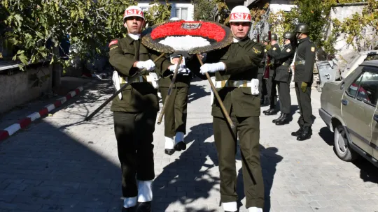 Kıbrıs Gazisi İbrahim Çam, Askeri Törenle Uğurlandı