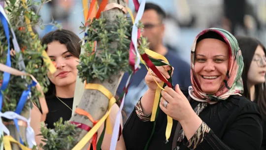 Manisa'da baharın gelişi Hıdırellez şenliği ile kutlandı