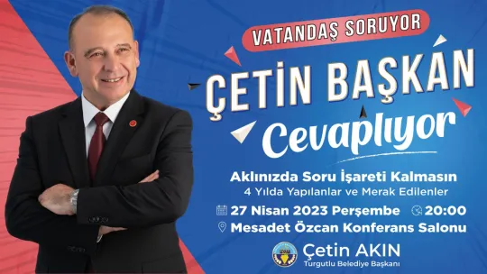 Vatandaş Soracak Başkan Akın Yanıtlayacak