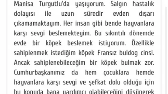 Turgutlulu Mehmet'e Cumhurbaşkanı Erdoğan'dan Hediye Bıdık