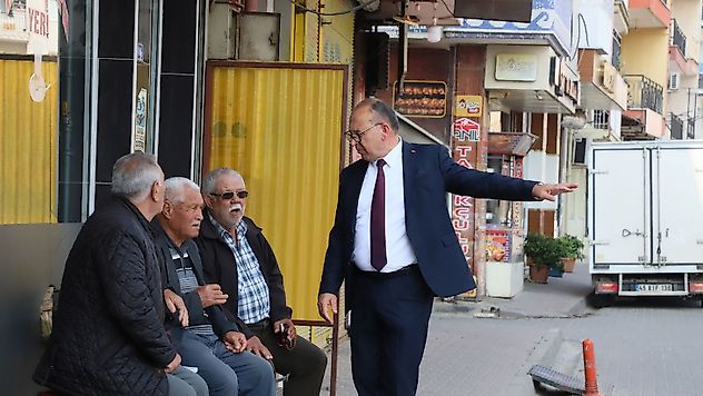 Başkan Çetin Akın'dan Hizmet Turu