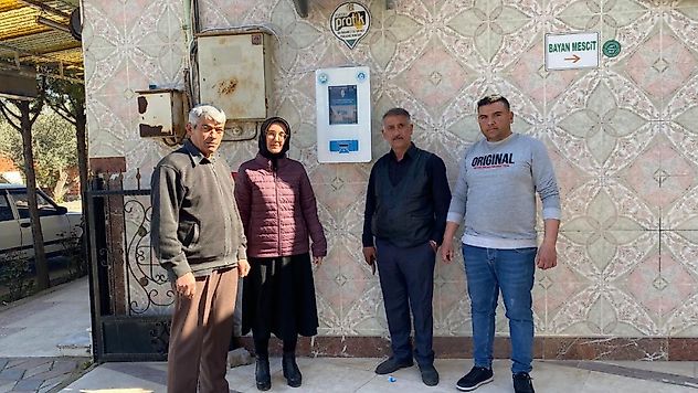 Barbaros Mahallesine 'MASKİ Pratik' Cihazı Kuruldu