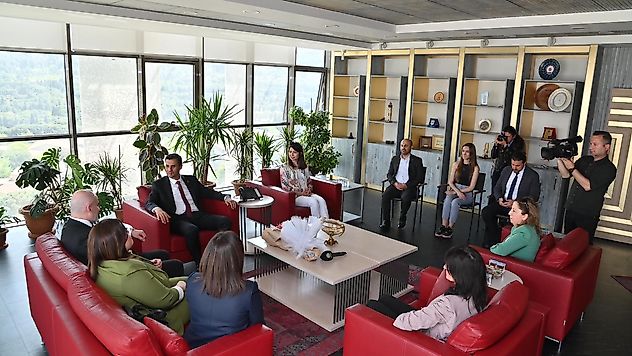 Baro Başkanı Rona'dan Başkan Zeyrek'e Ziyaret