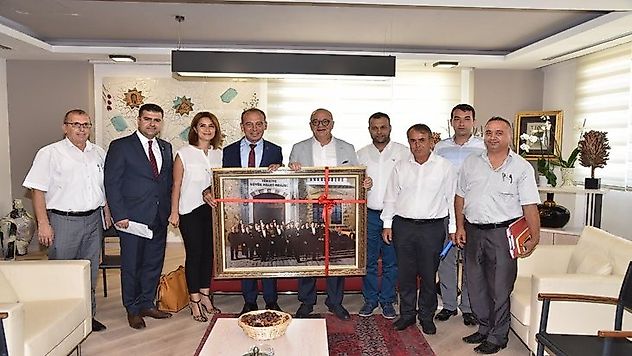 Başkan Akın, Büyükşehir Belediye Başkanı Ergün ile Buluştu