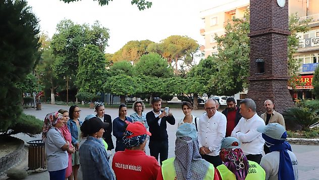 Başkan Akın'dan Haftanın İlk Mesai Gününde Kadın Personele Ziyaret