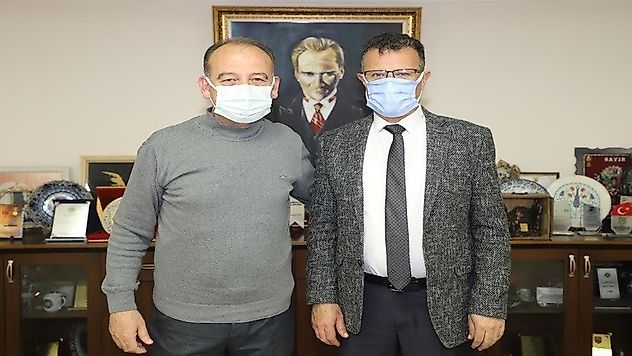 Başkan Çetin Akın, Alaşehir Belediye Başkanı Ahmet Öküzcüoğlu İle Bir Araya Geldi