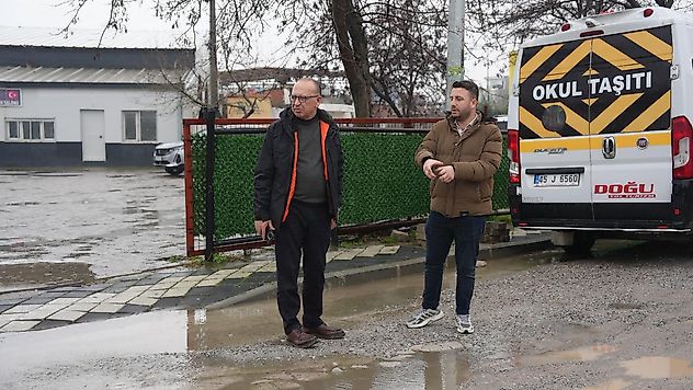 Başkan Çetin Akın'dan Yoğun Yağışın Etkilediği Noktalarda İnceleme