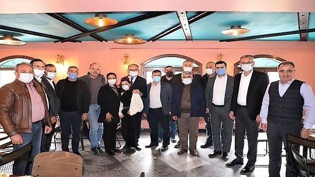 Başkan Çetin Akın ve Başkan Yardımcıları Oda Başkanlarıyla Buluştu