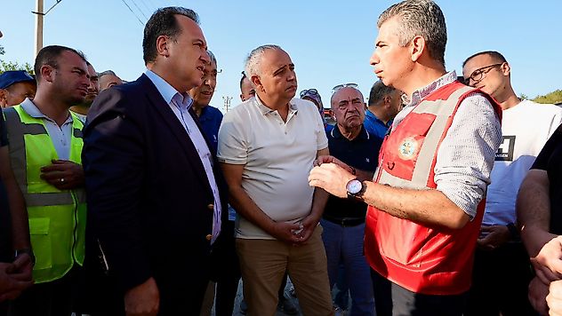 Başkan Dutlulu, Soma Yangınını Yerinde İnceledi