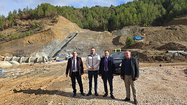 Başkan Erkan Kara, Boyacık Barajında İncelemelerde Bulundu