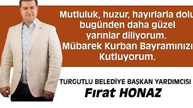 Başkan Honaz'dan Kurban Bayramı Mesajı