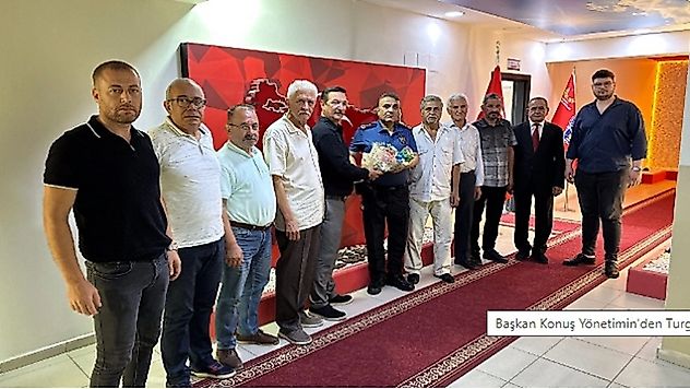 Başkan Konuş Yönetimin'den Turgutlu İlçe Emniyet Müdürün'e Hayırlı Olsun Ziyareti