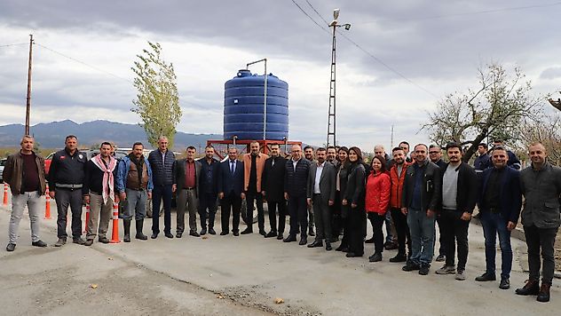 Beşinci Su Dolum İstasyonunu Namazgah Mevkiine Kurdu