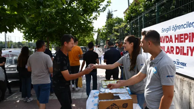 Büyükşehir Belediyesi Öğrencileri Yalnız Bırakmadı