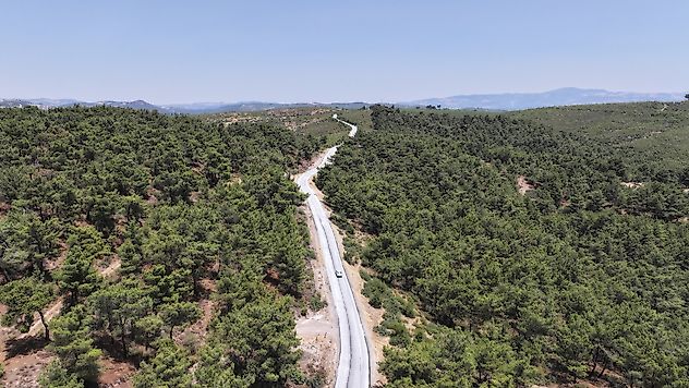 Büyükşehir'den Akhisar ve Turgutlu'ya 22 Kilometrelik Yol Çalışması