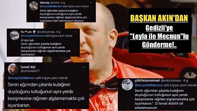 Çetin Akın'dan 'Leyla ile Mecnun'lu Gönderme