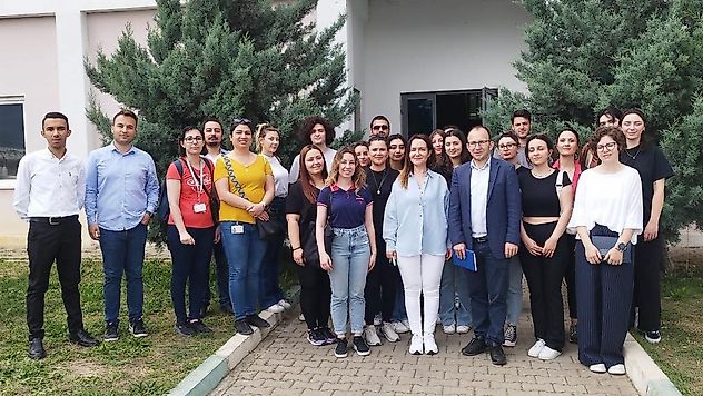 DEÜ Öğrencileri Manisa Merkez Atıksu Arıtma Tesisinde Ağırlandı