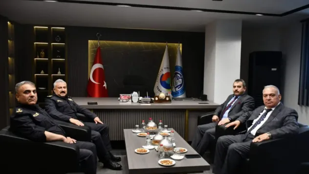 Emniyet ve Adliye Protokolünden Faruk Aydın'a Ziyaret