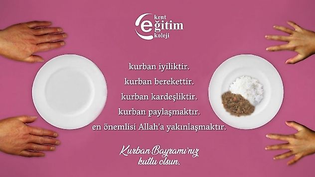 Kent Eğitim Koleji Turgutlu kampusü Kurban Bayramı Mesajı