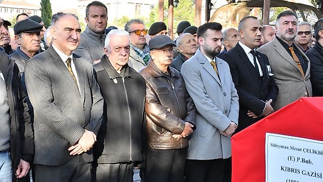Kıbrıs Gazisi Çelikbilek, Askeri Törenle Uğurlandı
