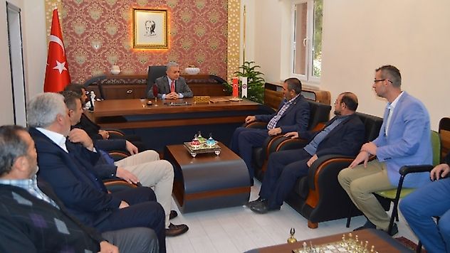 ARAS TURGUTLU KAYMAKAMLIĞI'NI ZİYARET ETTİ