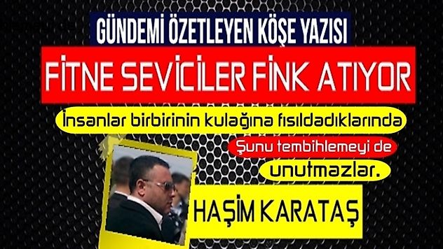 FİTNE SEVİCİLER TURGUTLU'DA FİNK ATIYOR