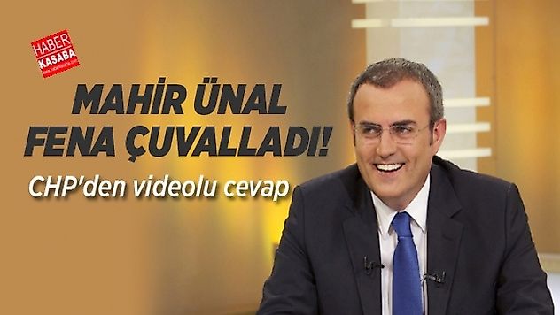 AK Parti Sözcüsü Mahir Ünal'a CHP'den videolu cevap